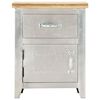 286600 vidaXL Aviator Bedside Cabinet 40x30x50 cm Solid Mango Wood