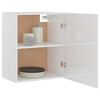 801265 vidaXL Hanging Cabinet High Gloss White 50x31x60 cm Chipboard