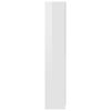 800798 vidaXL 3-Door Wardrobe High Gloss White 120x50x180 cm Chipboard