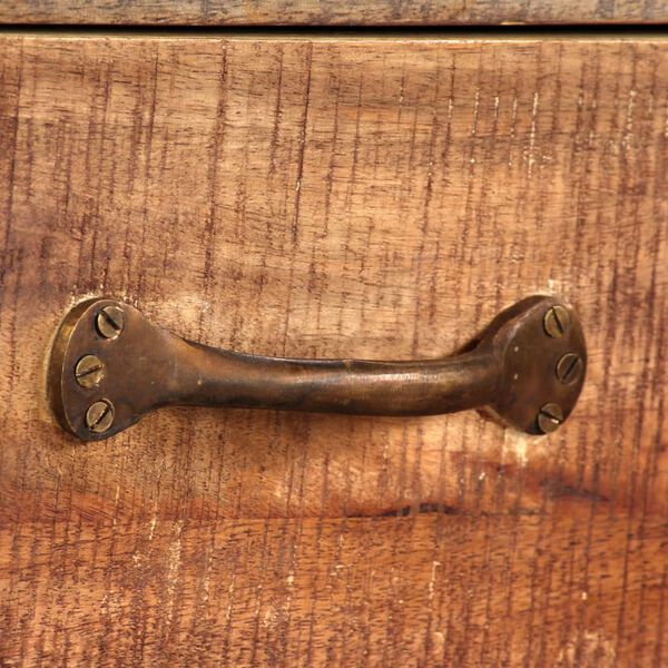 vidaXL Тумба під телевізор вінтажна 118x30x40 см Масив дерева