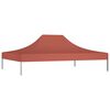 vidaXL Дах Святкового Шатра Теракотовий 4х3 м 270 г/м&sup2;
