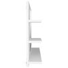 805021 vidaXL Bathroom Mirror High Gloss White 90x10,5x45 cm Chipboard