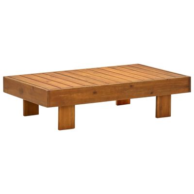 310633 vidaXL Coffee Table 100x60x25 cm Solid Acacia Wood (US only)
