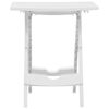 47690 vidaXL Folding Garden Table 45,5x38,5x50 cm White