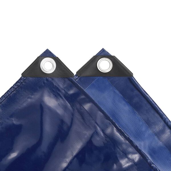 vidaXL Tarpaulin Синій 650 г/м&sup2; 4х7 м