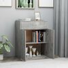 800715 vidaXL Sideboard Concrete Grey 60x30x75 cm Chipboard