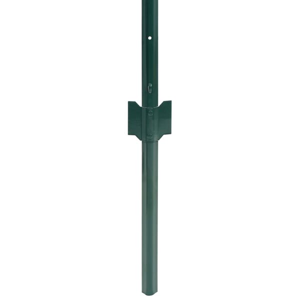 142815 vidaXL Euro Fence Steel 20x1 m Green