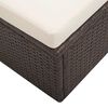 vidaXL Комплект Садових Меблів 2 Од. з Матрацами Коричневий Поліротанг