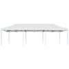 vidaXL Намет Святковий Розкладний Білий 3x9 м
