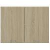 801279 vidaXL Hanging Cabinet Sonoma Oak 80x31x60 cm Chipboard