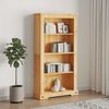 243743 vidaXL 4-Tier Bookcase Mexican Pine Corona Range 81x29x150 cm