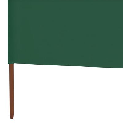 vidaXL 5-Панельна Вітрозахисна Ширма Зелений 600x160 см Тканина