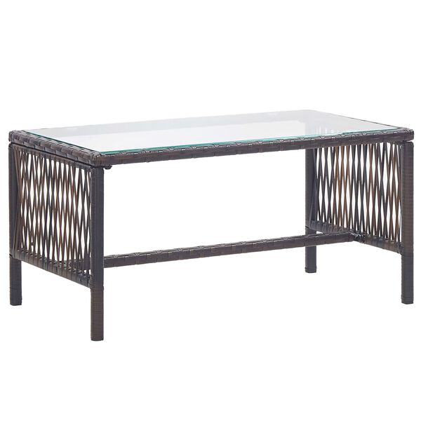 vidaXL Комплект Садових Меблів 4 Од. з Подушками Коричневий Поліротанг