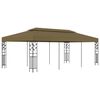vidaXL Альтанка Сіро-Коричневий 6x3 м 180 г/м&sup2;