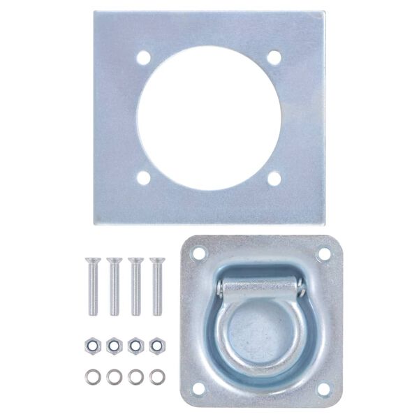 vidaXL Кріпильні Петлі для Причепа 6 шт 2000 кг Оцинкована Сталь