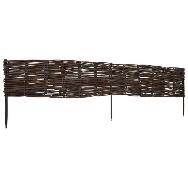 vidaXL Садовий Паркан з Верболозу 5 шт 120х35 см