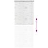 vidaXL Рулонна Шторка для Душу з Написами 80x240 см