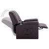 248978 vidaXL Reclining Chair Brown Faux Leather