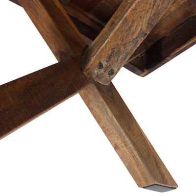 vidaXL Журнальний столик 110х60х45 см Масив відновленої деревини