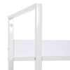 288228 vidaXL 5-Layer Book Shelf White 60x27,6x158,5 cm Chipboard