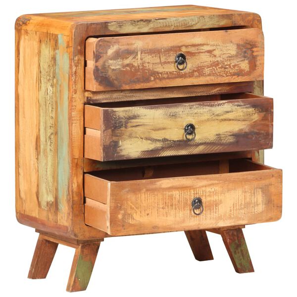 vidaXL Сервант 60x35x75 см Масив Відновленої Деревини