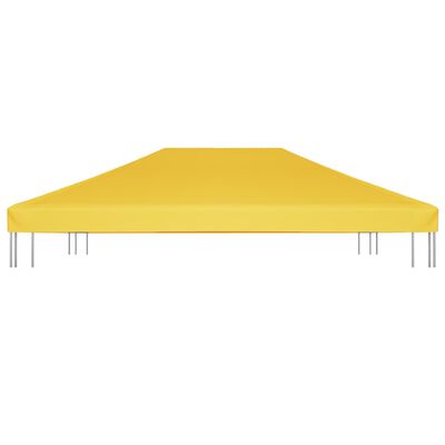 vidaXL Покриття для Альтанки 270 г/м² Жовтий 4x3 м