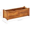 41771 vidaXL Garden Raised Bed Acacia Wood 76x27,6x25 cm