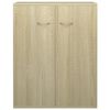 800732 vidaXL Sideboard Sonoma Oak 60x30x75 cm Chipboard