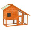 vidaXL Клітка для Кроликів 140х63х120 см Масив Ялини