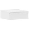 800306 vidaXL Floating Nightstand White 40x30x15 cm Chipboard