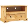 243738 vidaXL TV Cabinet Mexican Pine Corona Range 91x43x56 cm