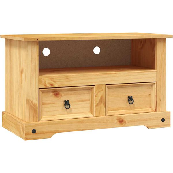 243738 vidaXL TV Cabinet Mexican Pine Corona Range 91x43x56 cm