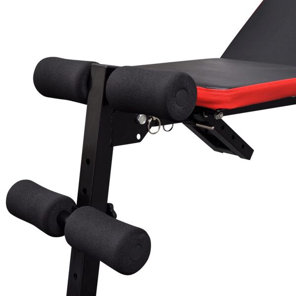 90641 vidaXL Adjustable Sit Up Bench Multi-Position