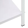 288220 vidaXL 3-Layer Book Shelf White 60x27,6x90,5 cm Chipboard