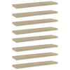 vidaXL Книжкові Полиці 8 шт Дуб Сонома 40x10x1,5 см ДСП