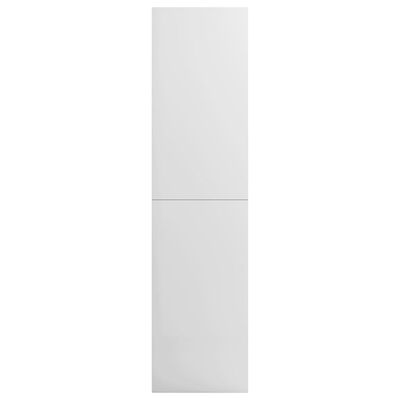 800231 vidaXL Wardrobe High Gloss White 100x50x200 cm Chipboard