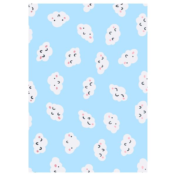 vidaXL Килимок з Принтом Різнобарвний 160x230 см Тканина