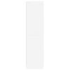 800630 vidaXL Wardrobe White 90x52x200 cm Chipboard