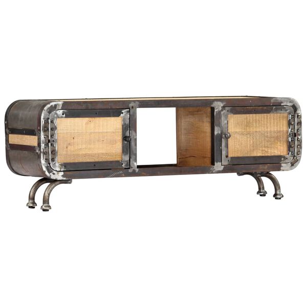 vidaXL Тумба під телевізор 120x30x42 см Масив дерева манго