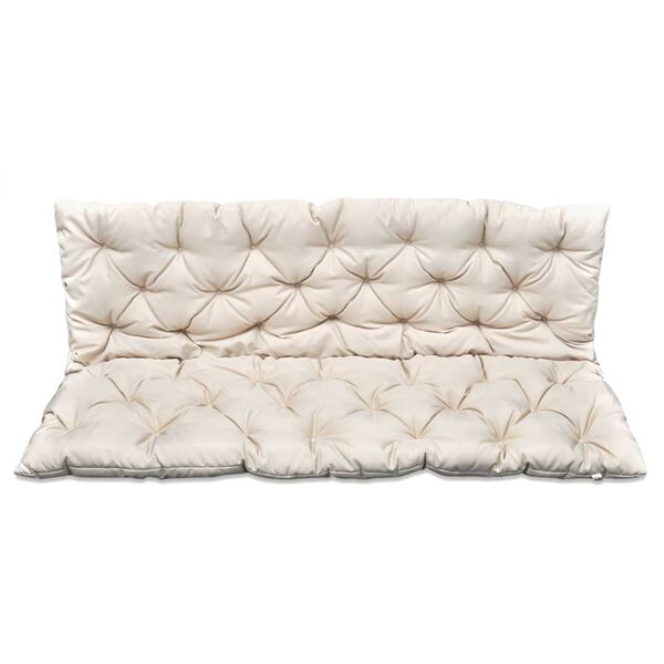 vidaXL Подушка для Крісла-Гойдалки Кремовий 150 см