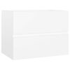 vidaXL Комплект Меблів для Ванної Кімнати 2 Од. Білий ДСП