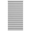 vidaXL Смугаста Рулонна Штора Сірий 120х230 см