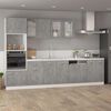 801256 vidaXL Hanging Cabinet Concrete Grey 39,5x31x60 cm Chipboard