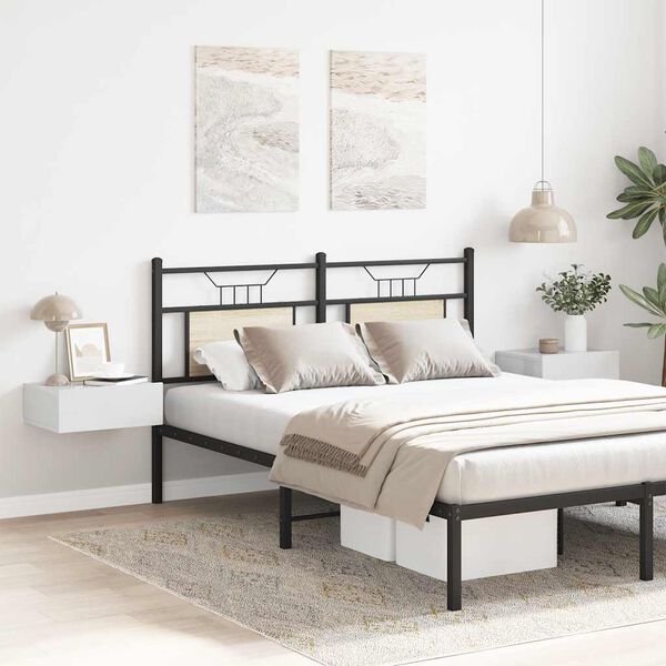 vidaXL Підвісні приліжкові тумби 2 шт Глянцевий білий 40x30x15 см ДСП