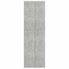 800301 vidaXL Office Cabinet Concrete Grey 60x32x190 cm Chipboard
