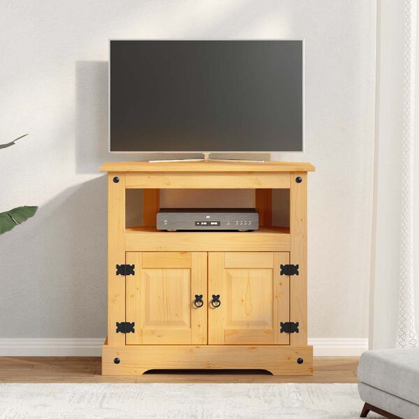 243739 vidaXL Console Table Mexican Pine Corona Range 80x43x78 cm