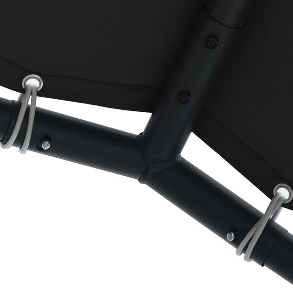 vidaXL Альтанка Антрацит 3x3 м Сталь