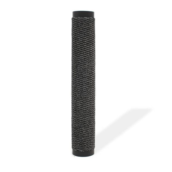 vidaXL Пиловідвідний Килимок Прямокутний Ворсяний Антрацит 120x180 см