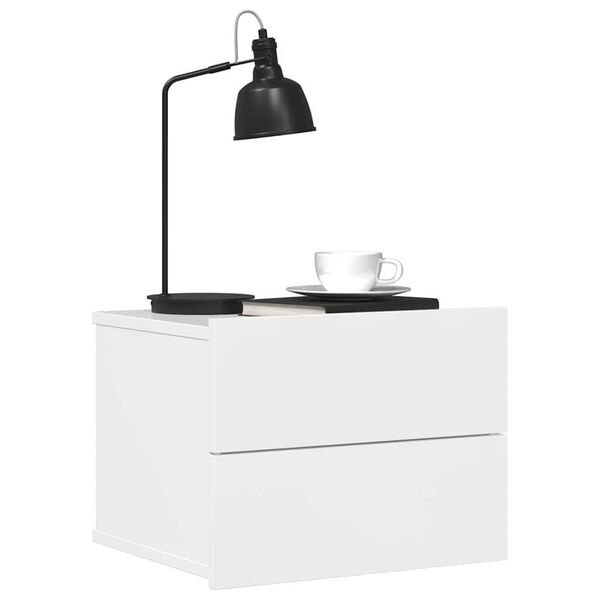 vidaXL Приліжкові тумби 2 шт. Глянцевий білий 40x30x30 см ДСП