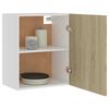 805081 vidaXL Hanging Cabinets 2 pcs Sonoma Oak 50x31x60 cm Chipboard